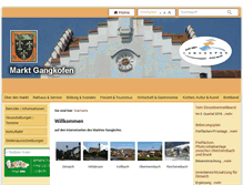 Tablet Screenshot of gangkofen.de